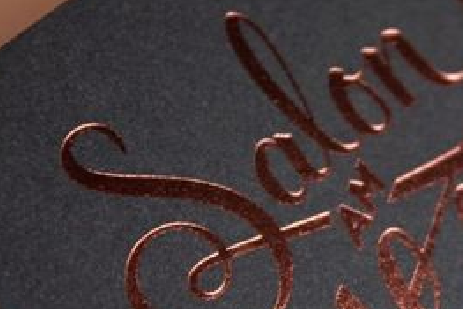 Brochure with metallic accents foiling in ksa