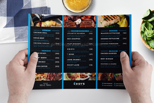 Folded Menus suppliers in riyadh