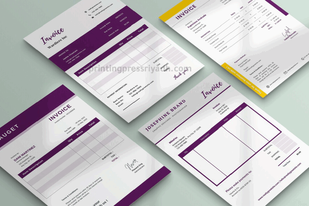 Invoice Book Printing – Professional Business Solutions