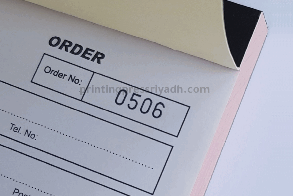 Numbering & Binding Options for ncr form