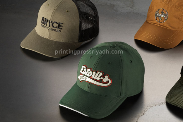 branded caps with screen printing