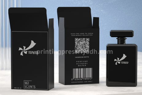 perfume box print with screen printing