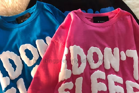 tshirt with 3d puff printing